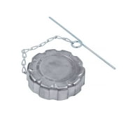 3 Aluminum Diesel Fuel Tank Cap w/ 8 Retaining Chain Non-Locking and Non-Vented Fuel Cap for Volvo 20770657, and VNL Models