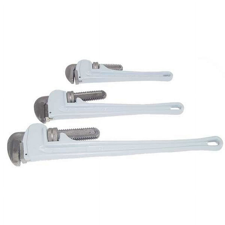 14 in. and 24 in. Aluminum Pipe Wrench Set (2-Tool) 14 in. and 24 in. Aluminum Pipe Wrench Set (2-Tool)