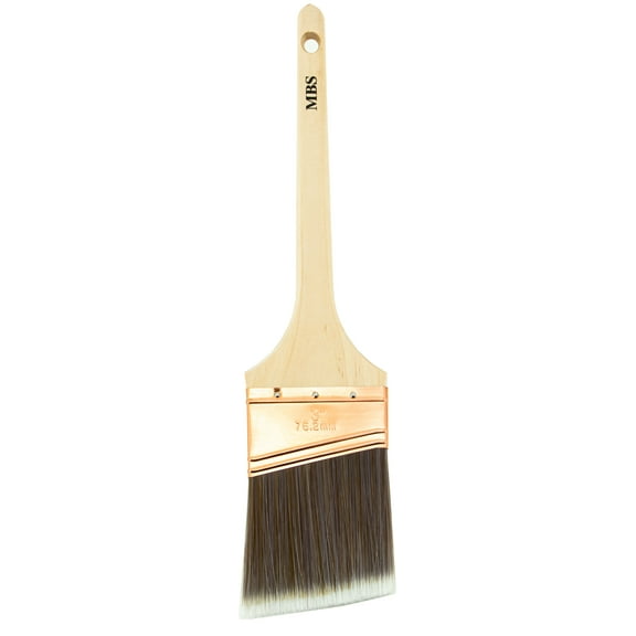 3" Angle Brush, Premium Series, Wood Handle