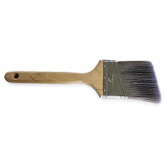 3" Angle Sash Polyester Paint Brush, Firm, for All Paint & Coatings, 1 EA