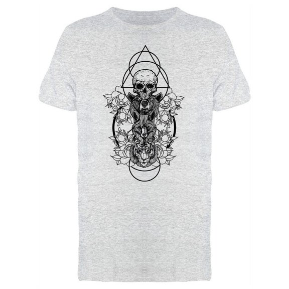 3 Animal Spirits T-Shirt Men -Image by Shutterstock, Male x-Large