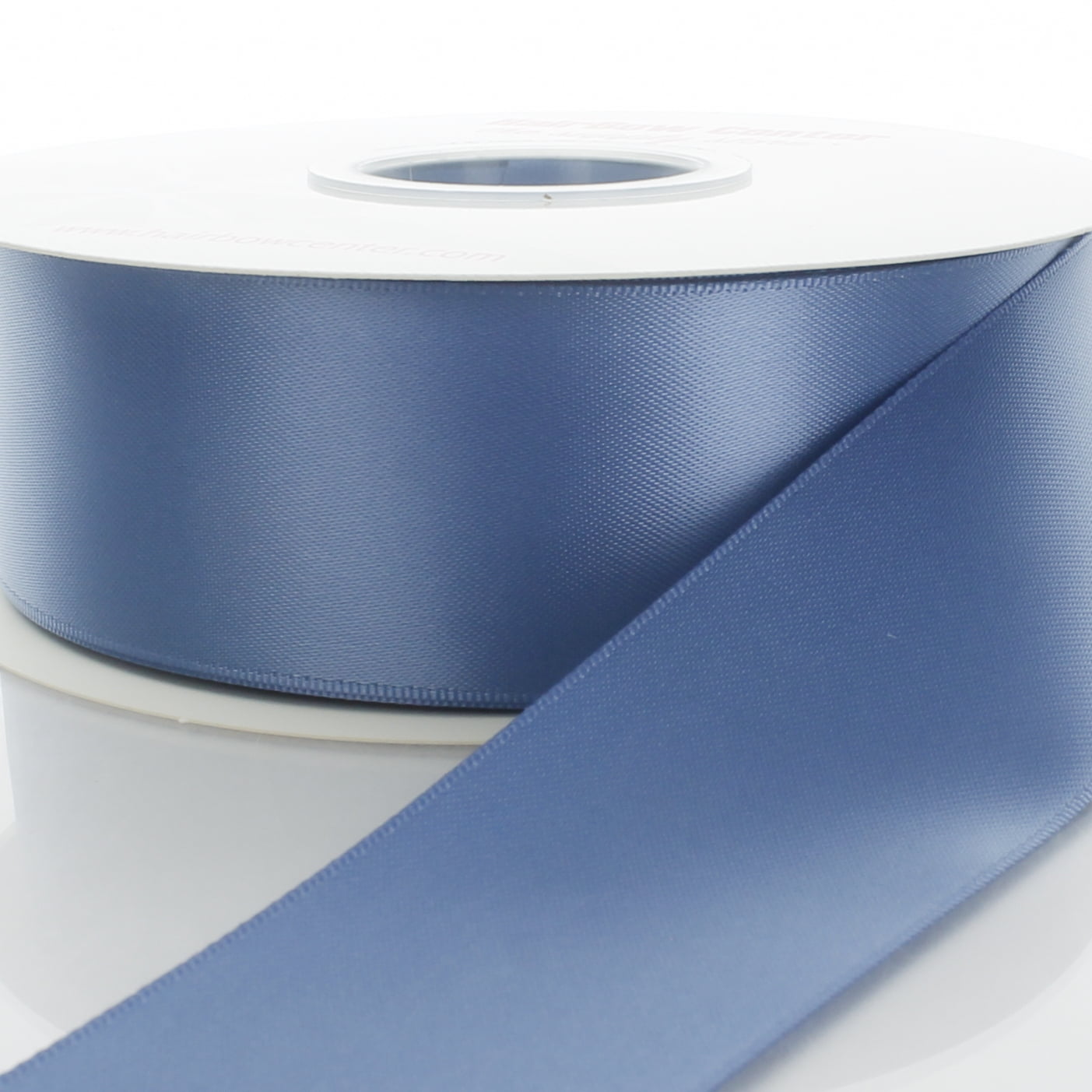 3" Antique Blue Double Faced Satin Ribbon 100 Yards
