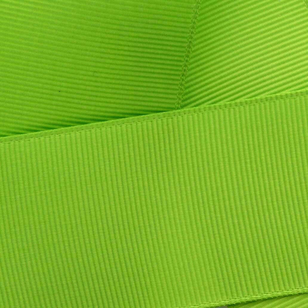 3" Apple Green Grosgrain Ribbon Solid 100 yard