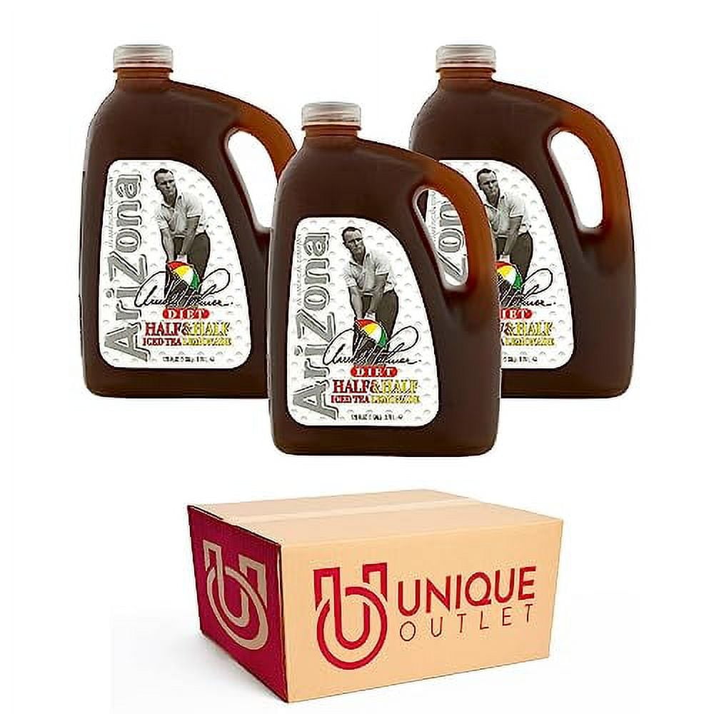 3 Arnold Palmer Diet Half & Half 128 fl oz Plastic Jars