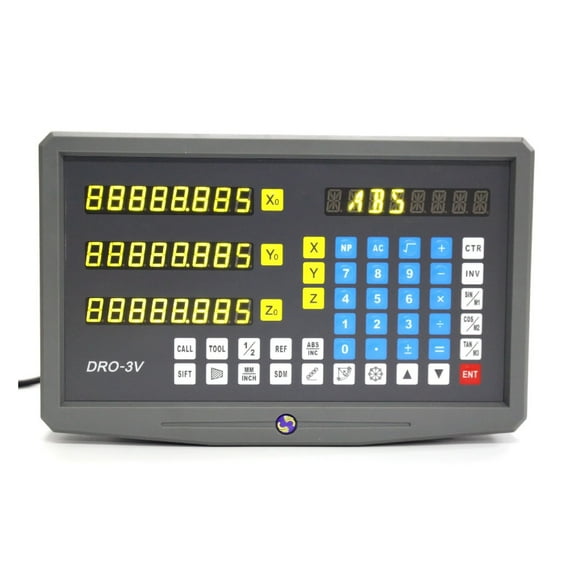 3 Axis Digital Readout Milling Lathe DRO Display Counter Screen Monitor 3 Axes Indicator ,Easy to Use