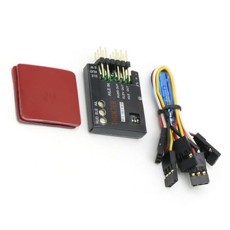 3-Axis Flight Controller with Locking Mode Realtime Angle Drift Correction, Improved Stability