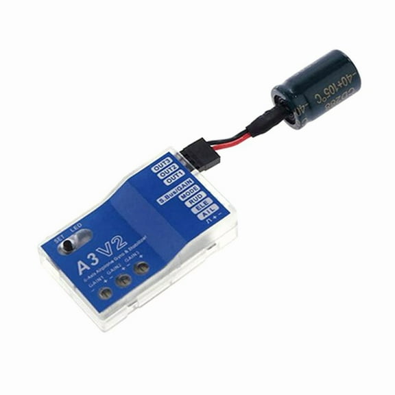3 Gyro A3 V2 Flight Controller Stabilizer for RC Airplane Fixed-Wing Copter Aircr y5539