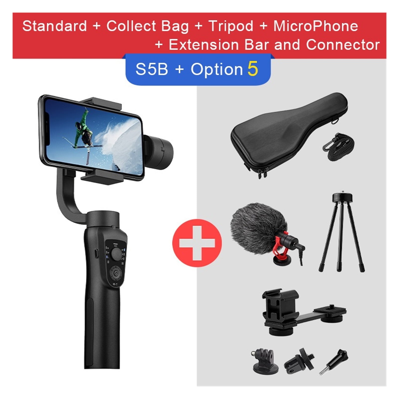 3 Axis Handheld Gimbal Stabilizer Cellphone Video Record Smartphone ...