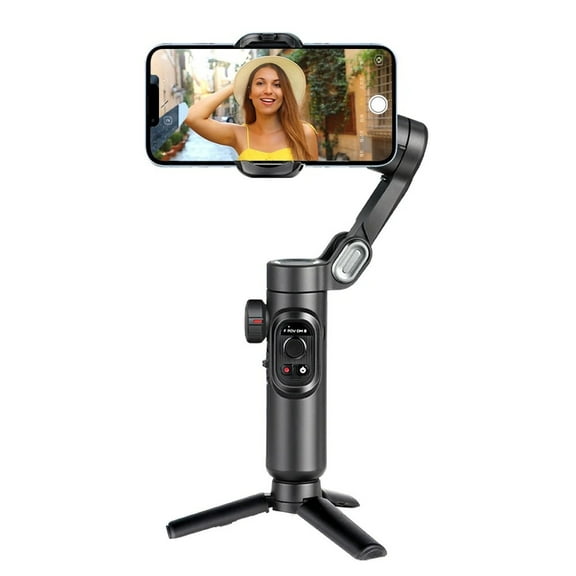 3-Axis Handheld Gimbal Stabilizer for Smartphone with Fill Light for iPhone Android Face Tracking Tiktok Vlog Smart XE