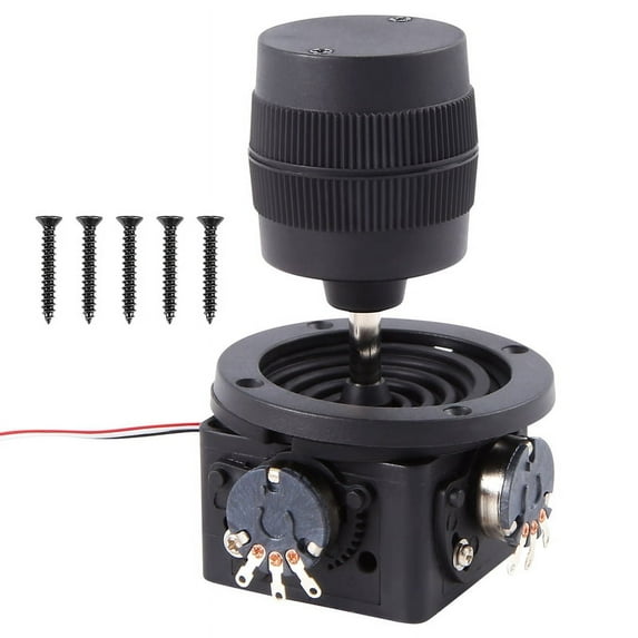 3- Joystick Potentiometer R300B-M2 5K 3D Security Yuntai Control Ball Machine Keyboard Monitor Joystick,1 x joystick potentiometer,Black