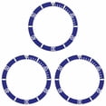 thumbnail image 1 of 3 BEZEL INSERT ALUMINUM FOR ROLEX SUBMARINER BLUE 16800 16803 16808 16818 SILVER, 1 of 3