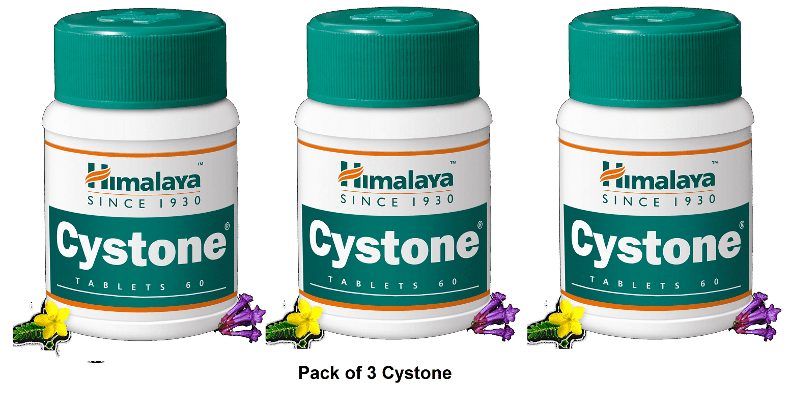 3 BOX 180 TABLETS HIMALAYA CYSTONE Anti Kidney Stone Urinary Tract