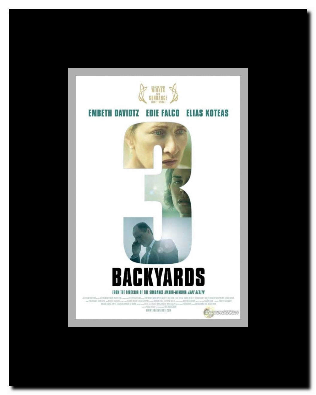 3 Backyards Framed Movie Poster