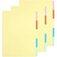 thumbnail image 1 of 3 Bag 15pcs 5-Tab Binder Dividers Paper Discbound Notebook Plastic Index Divider Sheets Multicolor Notebook Dividers for 4 Ring Binders School Office Supplies, 1 of 9