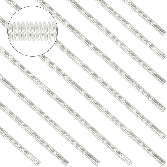 3 Bags French Wire Gimp Wire Flexible Copper Wire Metallic Thread for Embroidery Projects and Jewelry Making Gainsboro 18 Gauge(1mm) 10g/bag diy
