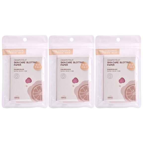 3 Bags Scented Oil Control Papers Scented Oil Blotting Papers Cleaning Tissues