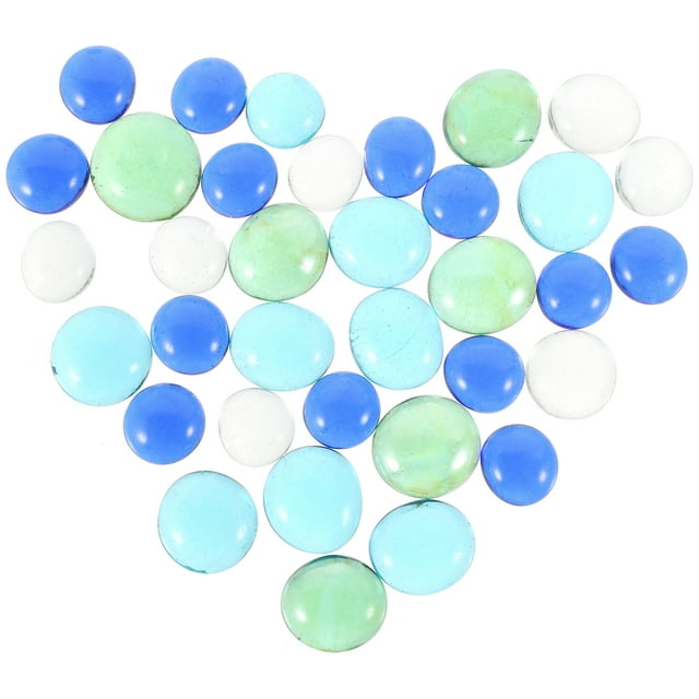 3 Bags of Aquarium Glass Gravels Fish Tank Multiuse Colorfulplace