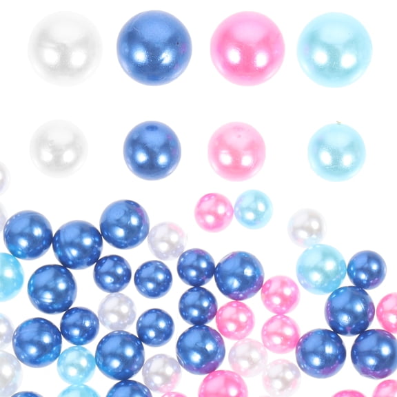 HEALEEP Assorted Color Artificial for Vase Decoration, Plastic Floating Beads, Undrilled Craft , 3 Bags Set
