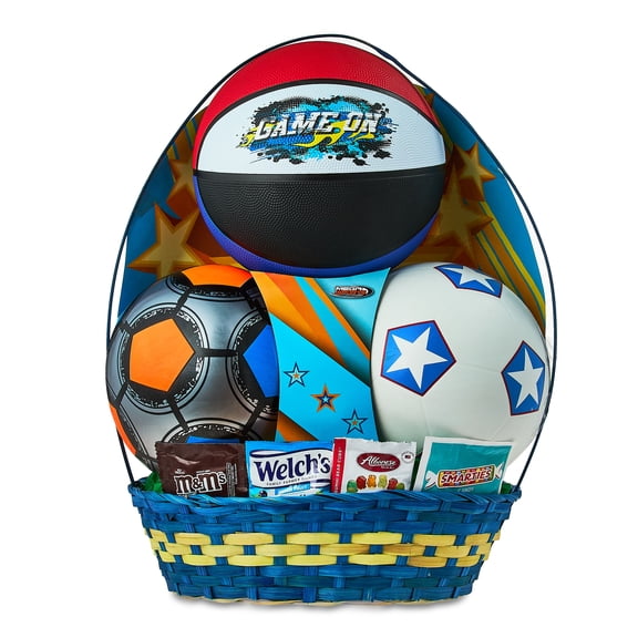 3 Ball Boys Easter Basket Gift Set