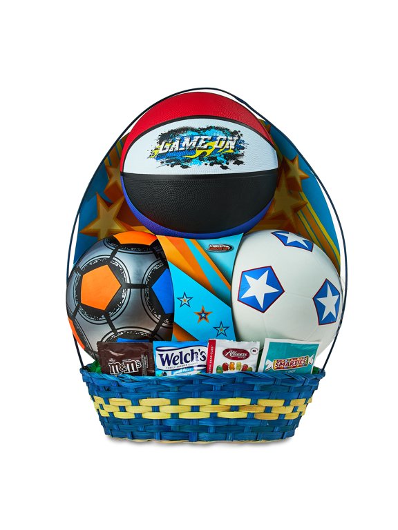 3 Ball Boys Easter Basket Gift Set