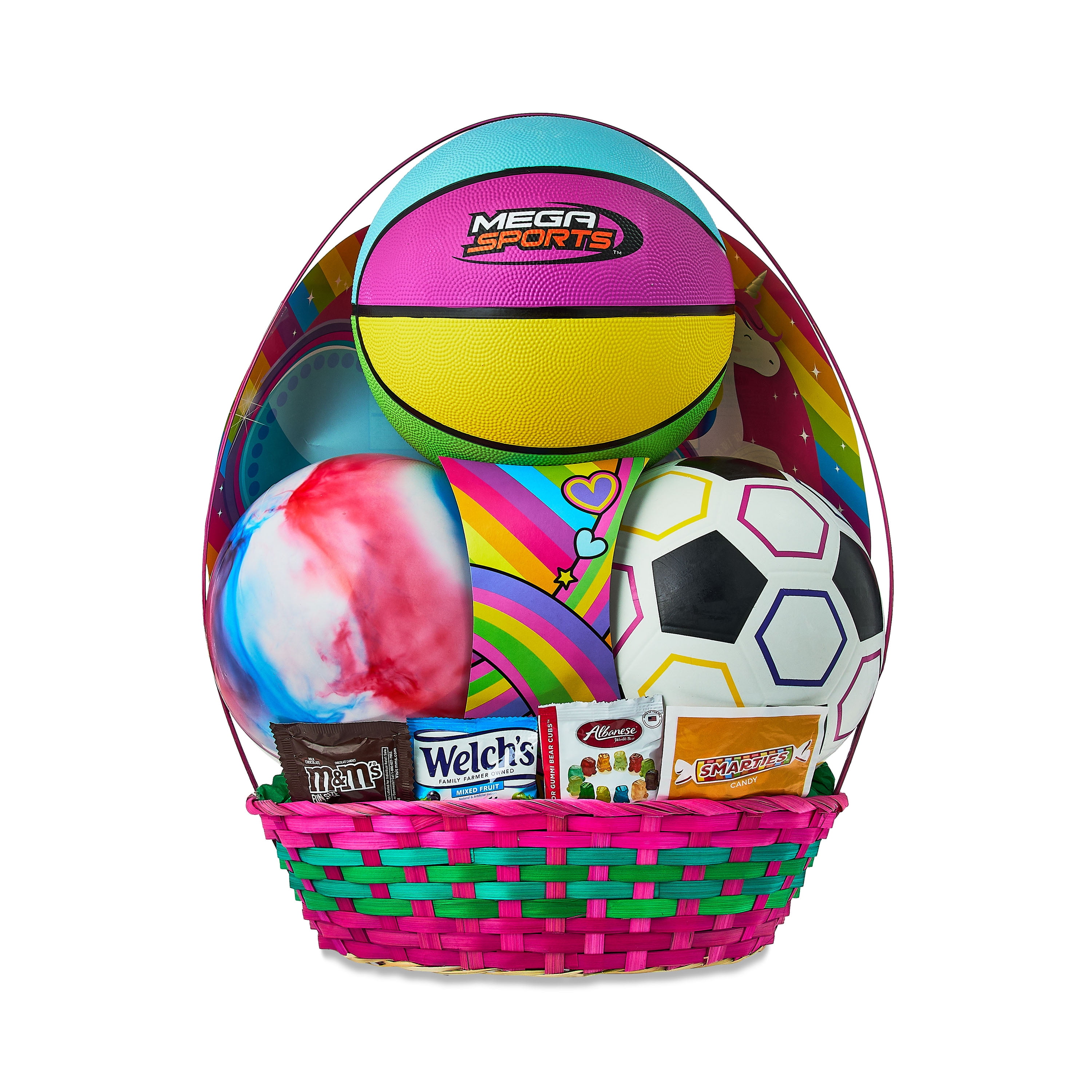 3 Ball Girls Easter Basket Gift Set