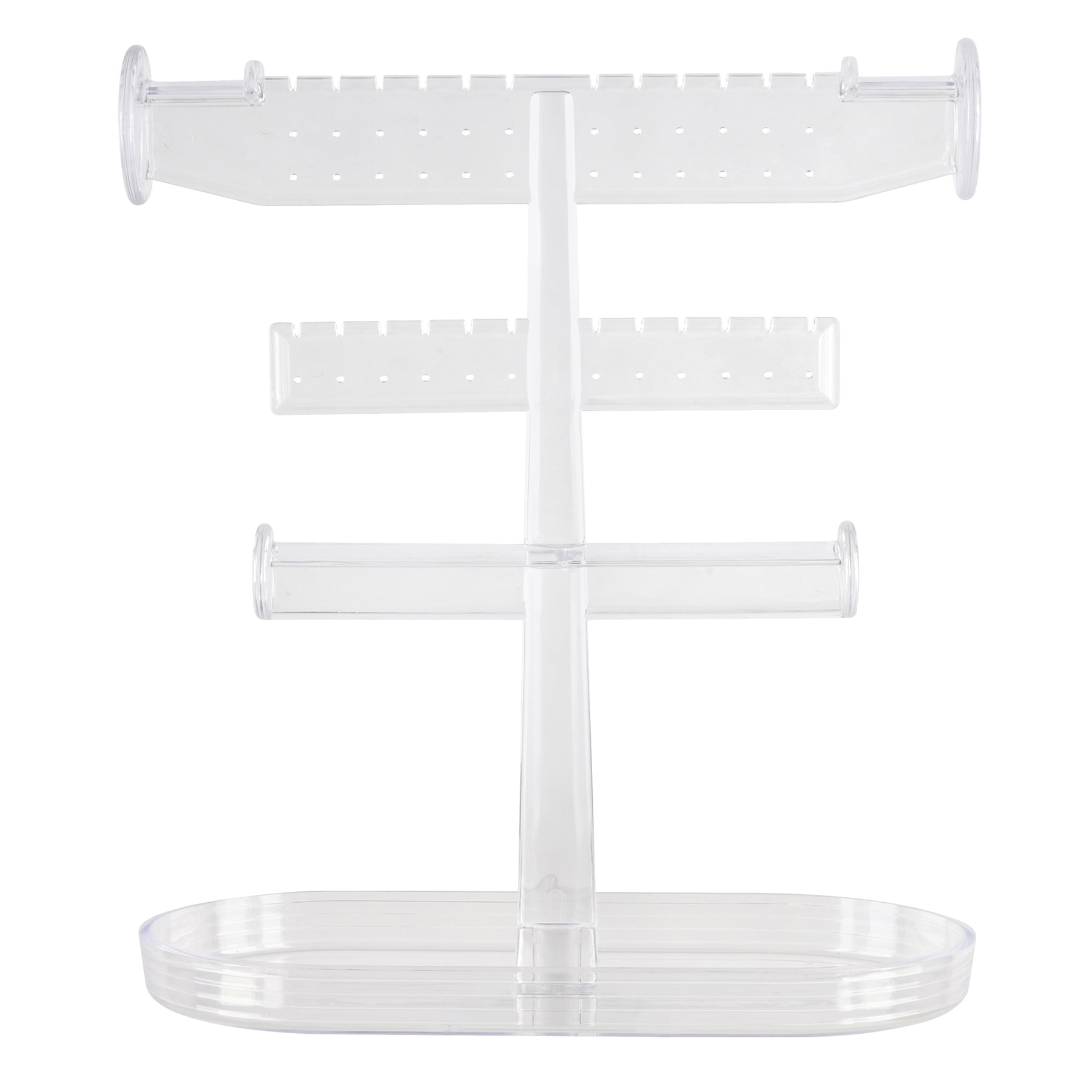 Clear Acrylic 3-Bar Layer Jewelry Display Stand