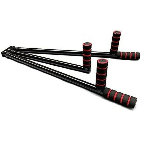 3 Bar Leg Stretcher Extension Device Iron Leg Support Yoga Exercise Martial Arts Gym Flexibility Stretching Machine, Black