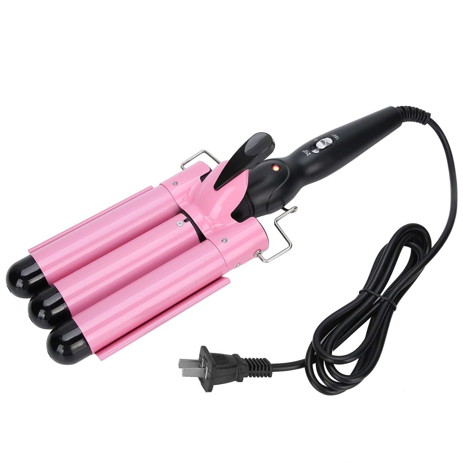 3 Barrel Curling Iron Wand Adjustable Hair Curler Waver Crimper Hair