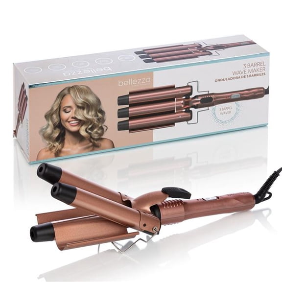 Bellezza Bellezza | 3-Barrel Waver | Rose Gold