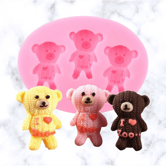 3 Bears Silicone Mold