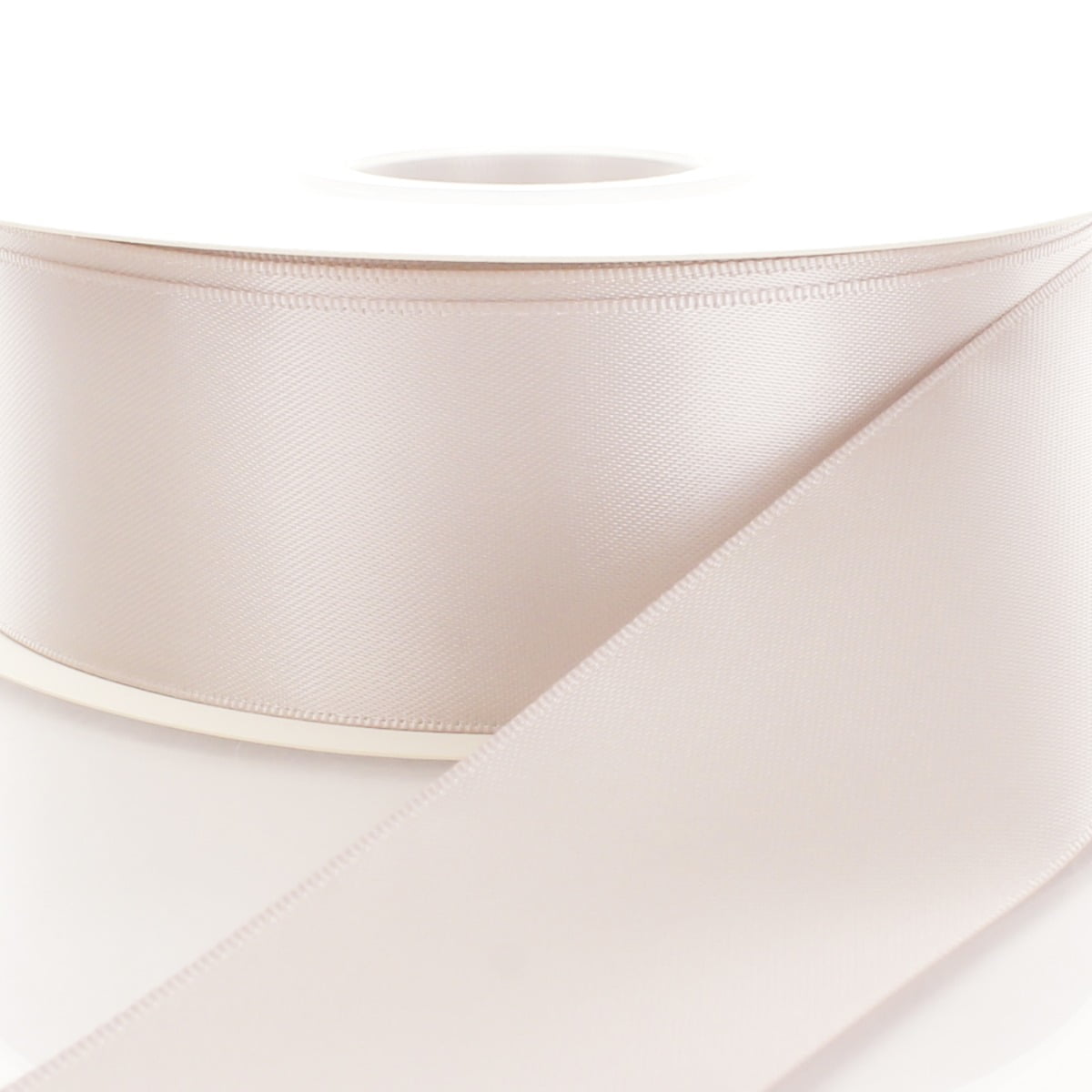 3" Beige Double Faced Satin Ribbon 25 Yards