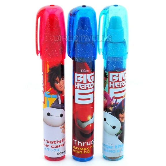 3 Disney Big Hero Erasers Pack
