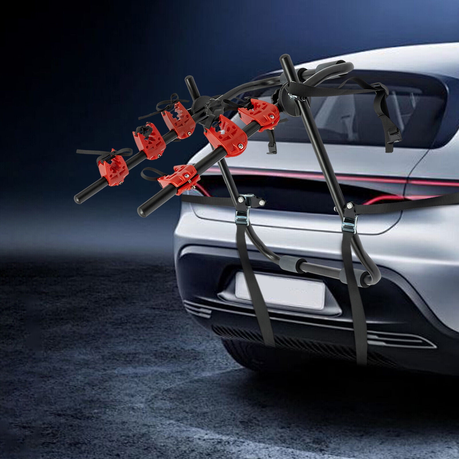 3Bike Trunk Mount Rack Bicycle Carrier Rack 20kg for Car SUV Sedans