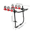 thumbnail image 1 of 3-Bike Trunk Mount Rack, Bike Rack, Car Bike Rack for Automobile Trunks, SUVs, and Minivans, 1 of 10