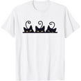 thumbnail image 1 of 3 Black Cats Funny Cat Lovers Design Women Men Girl Boy Cat T-Shirt Tee, 1 of 4