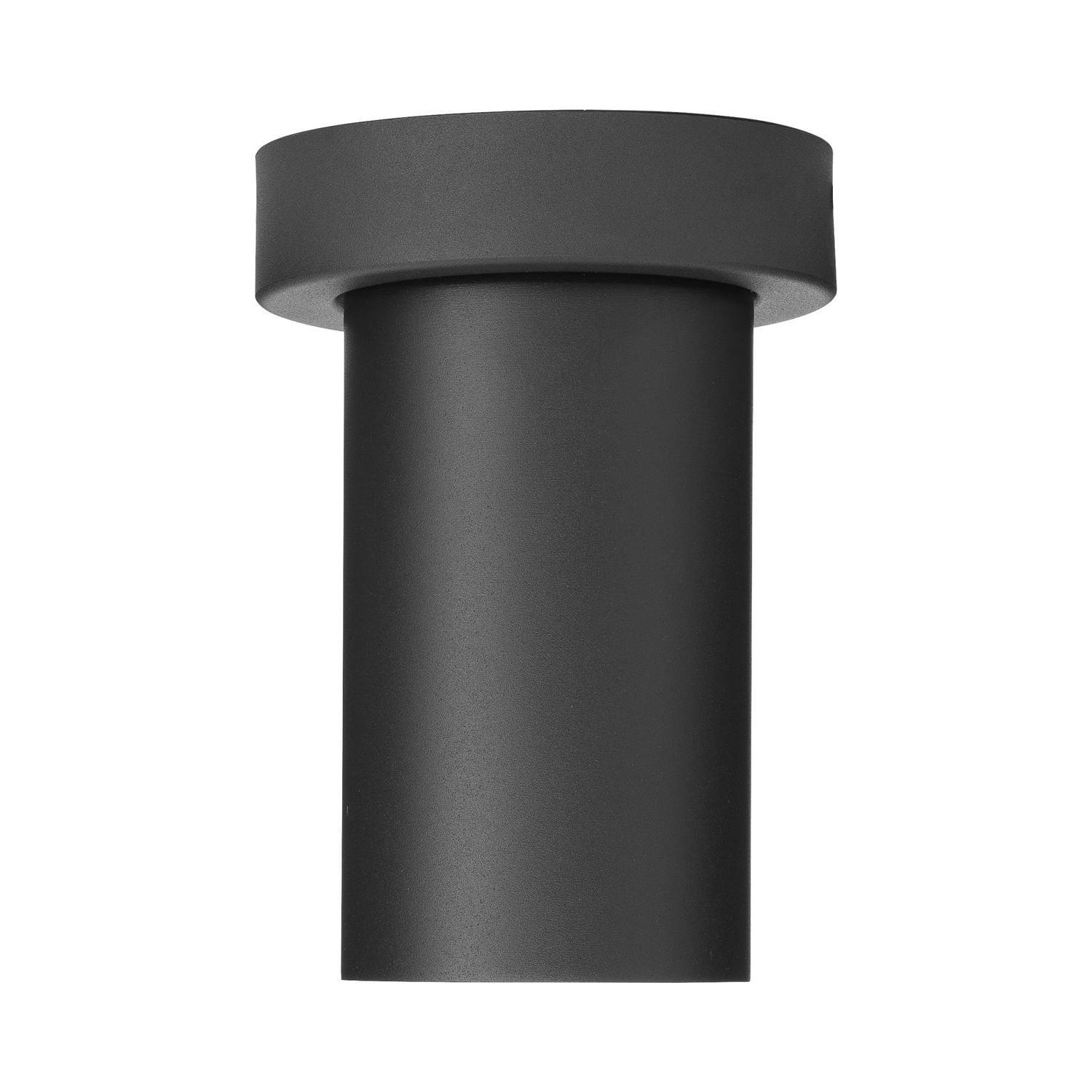 Black Aluminum Indoor/Outdoor Adjustable Cylinder Light