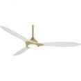 thumbnail image 1 of 3 Blade Ceiling Fan With Light Kit In Contemporary Style-13 Inches Tall And 60 Inches Wide Minka Aire Fans F868l-Sbr/Whf, 1 of 7