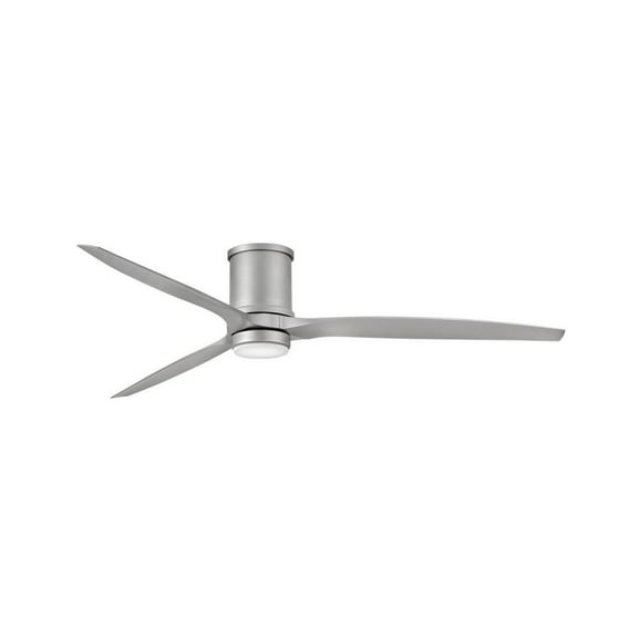 3 Blade Ceiling Fan with Light Kit in Modern Style-12.75 inches Tall and 72 inches Wide-Brushed Nickel Finish Bailey Street Home 81-Bel-4614566