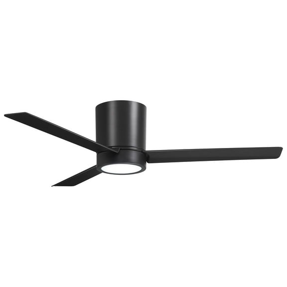 52" Minka Aire Roto Coal LED Hugger Ceiling Fan with Remote