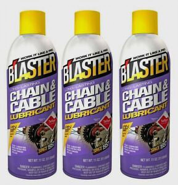 3 Blaster CHAIN & CABLE LUBRICANT, 16CCL Lube Oil Spray w/ Teflon