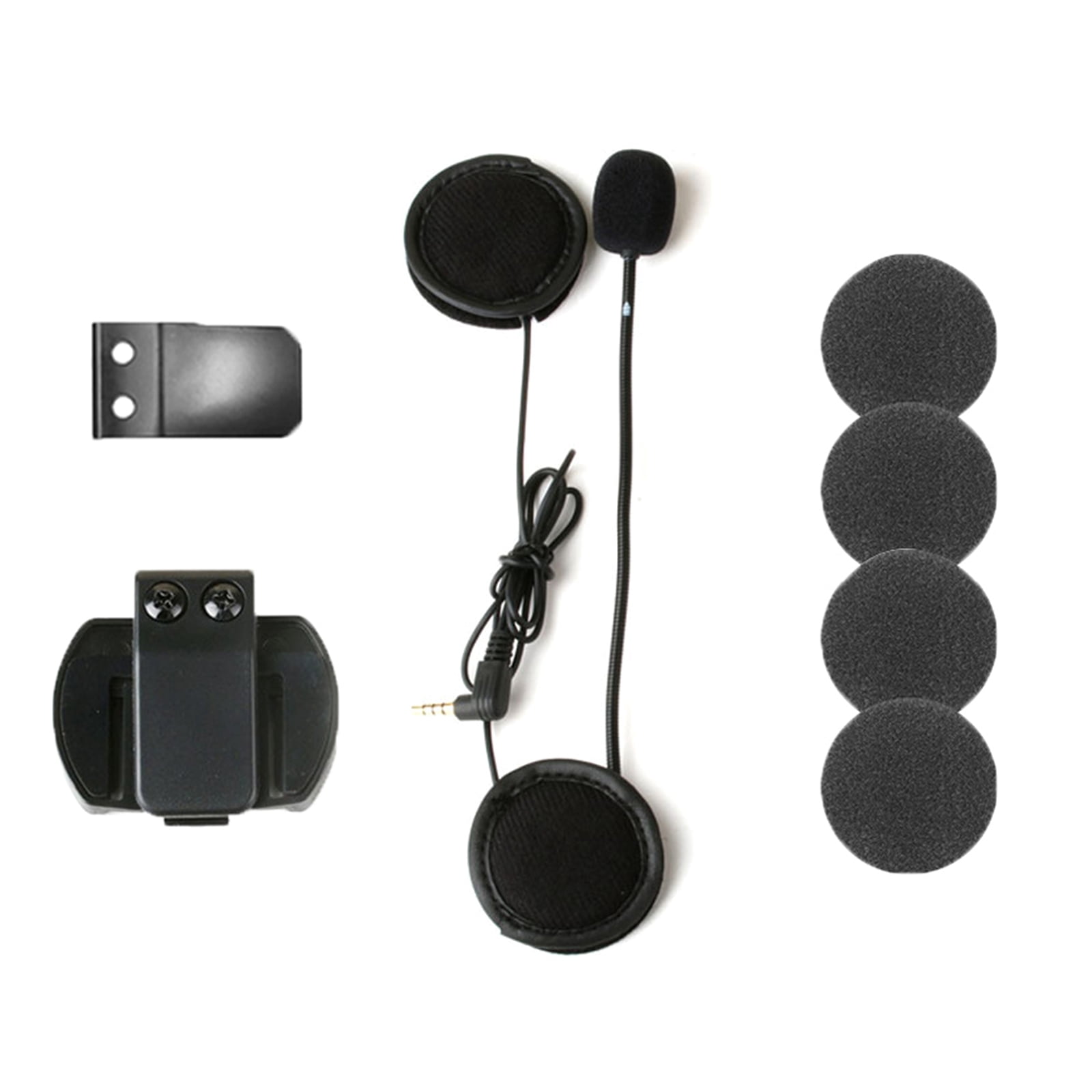 Intercom Handphone 3. Bluetooth-Compatible Motorcycle Intercom Set: Stereo Headphones ...