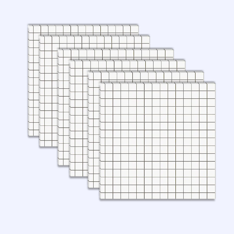 3 Books of Transparent Note Pads Portable Memo Pads Sticky Tabs Memo