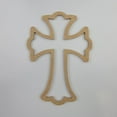 thumbnail image 1 of 3" Border Decorative Wall Cross #62, Unfinished Wood Art Shape by Wooden Craft Cutouts, 1 of 2