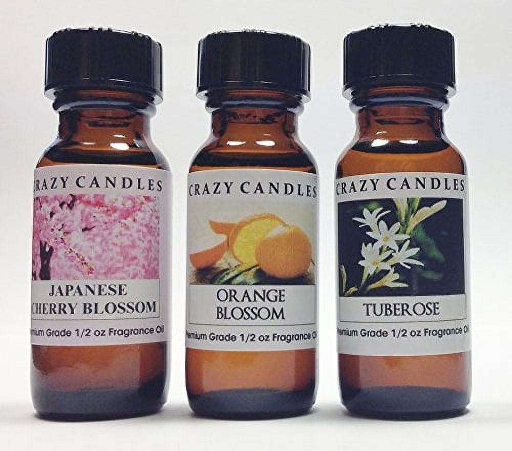 Fragrance Oils Set of 6 Scented Oils from Good Essential- Apple Oil, Chocolate Oil, Coconut Oil, French Vanilla Oil, Peach Oil, Cupcake Oil: Aromather