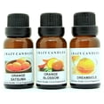 thumbnail image 1 of 3 Bottles Set, 1 Orange Satsuma, 1 Orange Blossom, 1 Dreamsicle 1/2 fl oz Each (15ml) Premium Grade Scented Fragrance Oils by Crazy Candles, 1 of 1