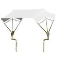 thumbnail image 1 of 3-Bow Tractor Canopy with Frame Fender Mount 40" - White, 1 of 1