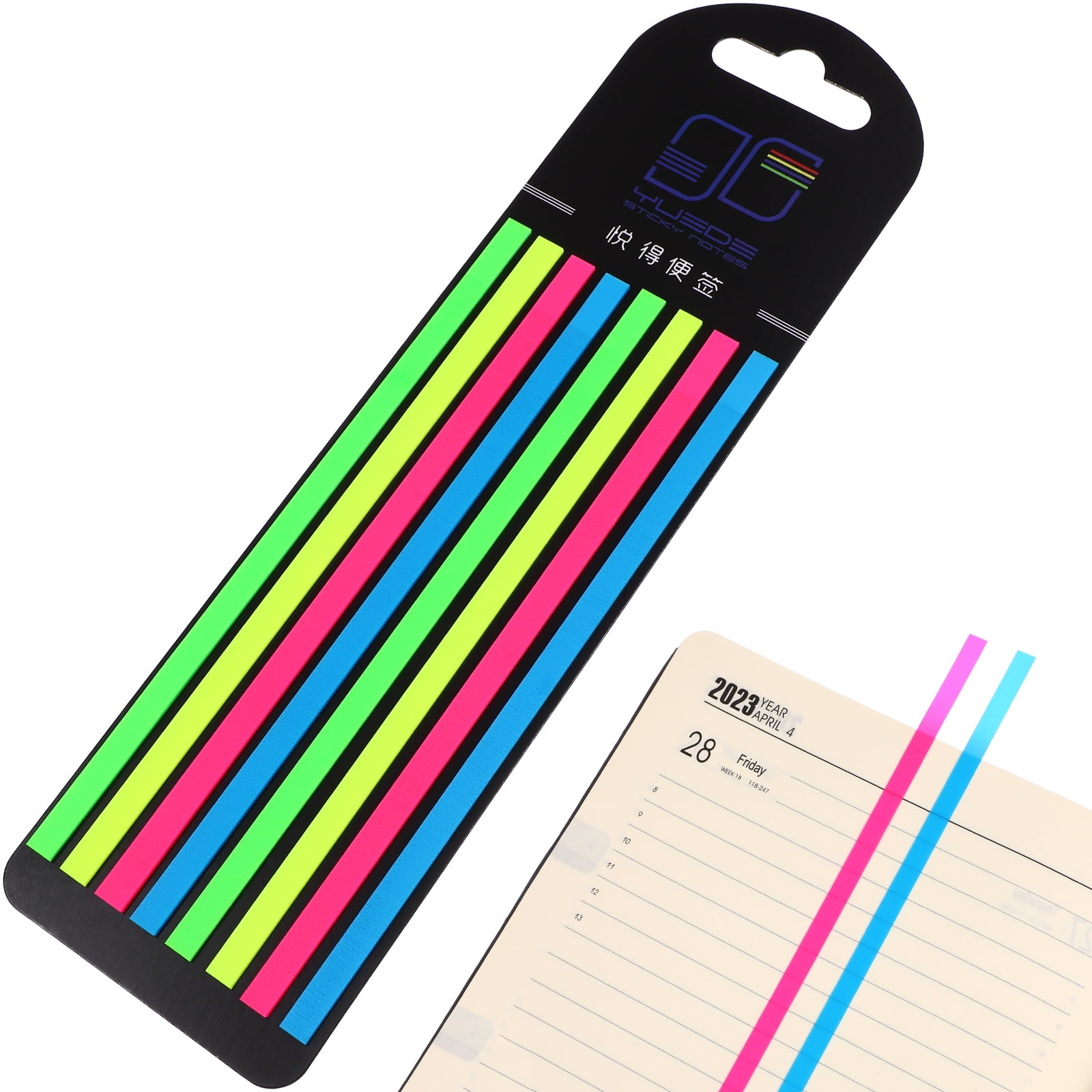 3 Boxes Notes Highlighters Read Highlighter Strips Removable Tape