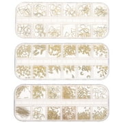 ROMANSA 3 Boxes Resin Fillers Alloy Epoxy Chic Resin Supplies Filling DIY Accessories