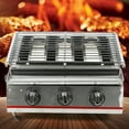 thumbnail image 1 of 3 Burner Portable Stainless Steel BBQ Table Top LPG Gas Grill Outdoor Picnic US, 1 of 12