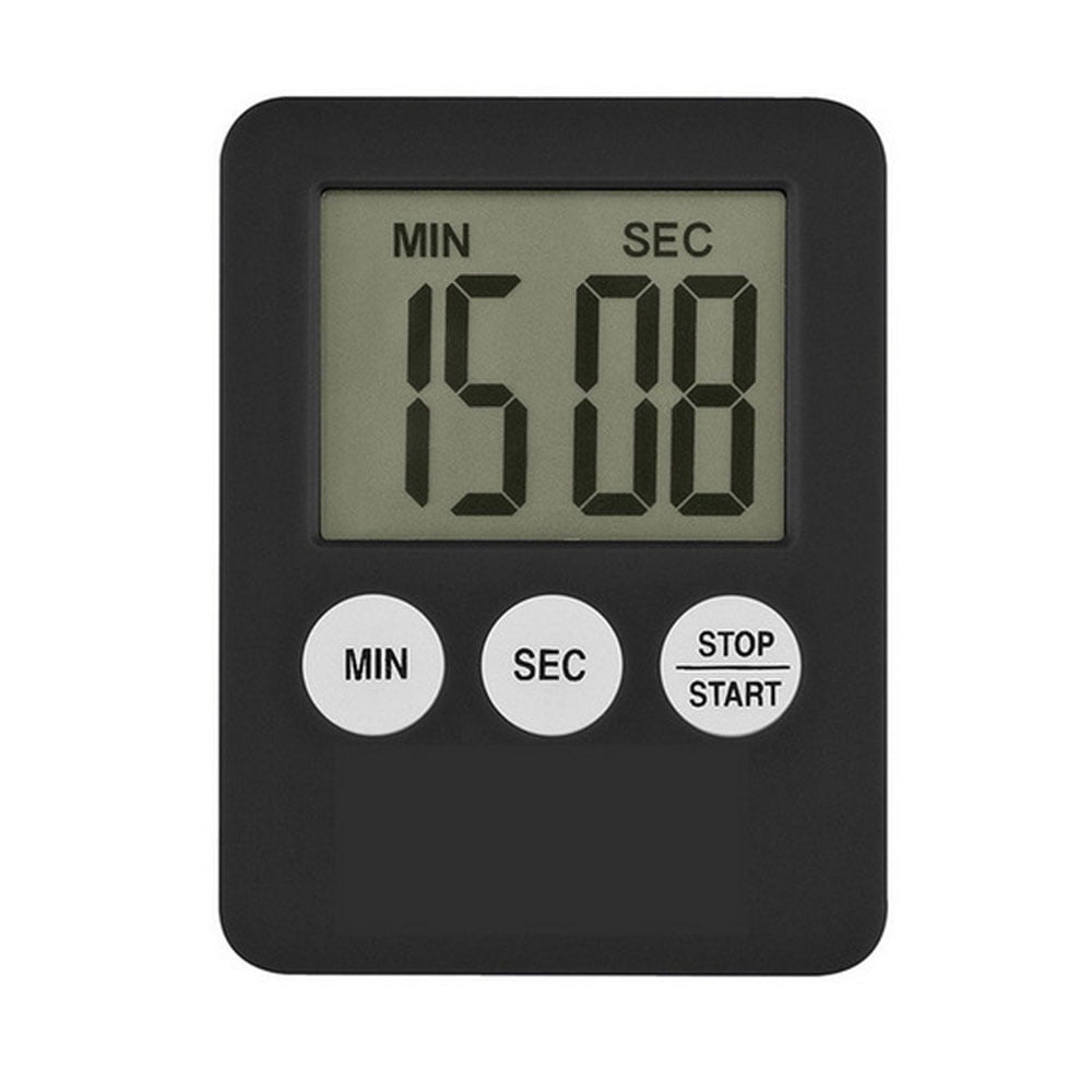 3 Button Digital LCD Kitchen Cooking Timer Count-Down Up Clock Alarm ...